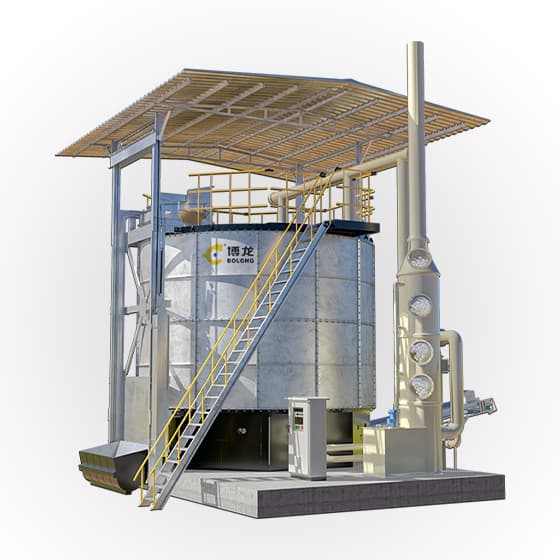 Application of composting machine in aquaculture